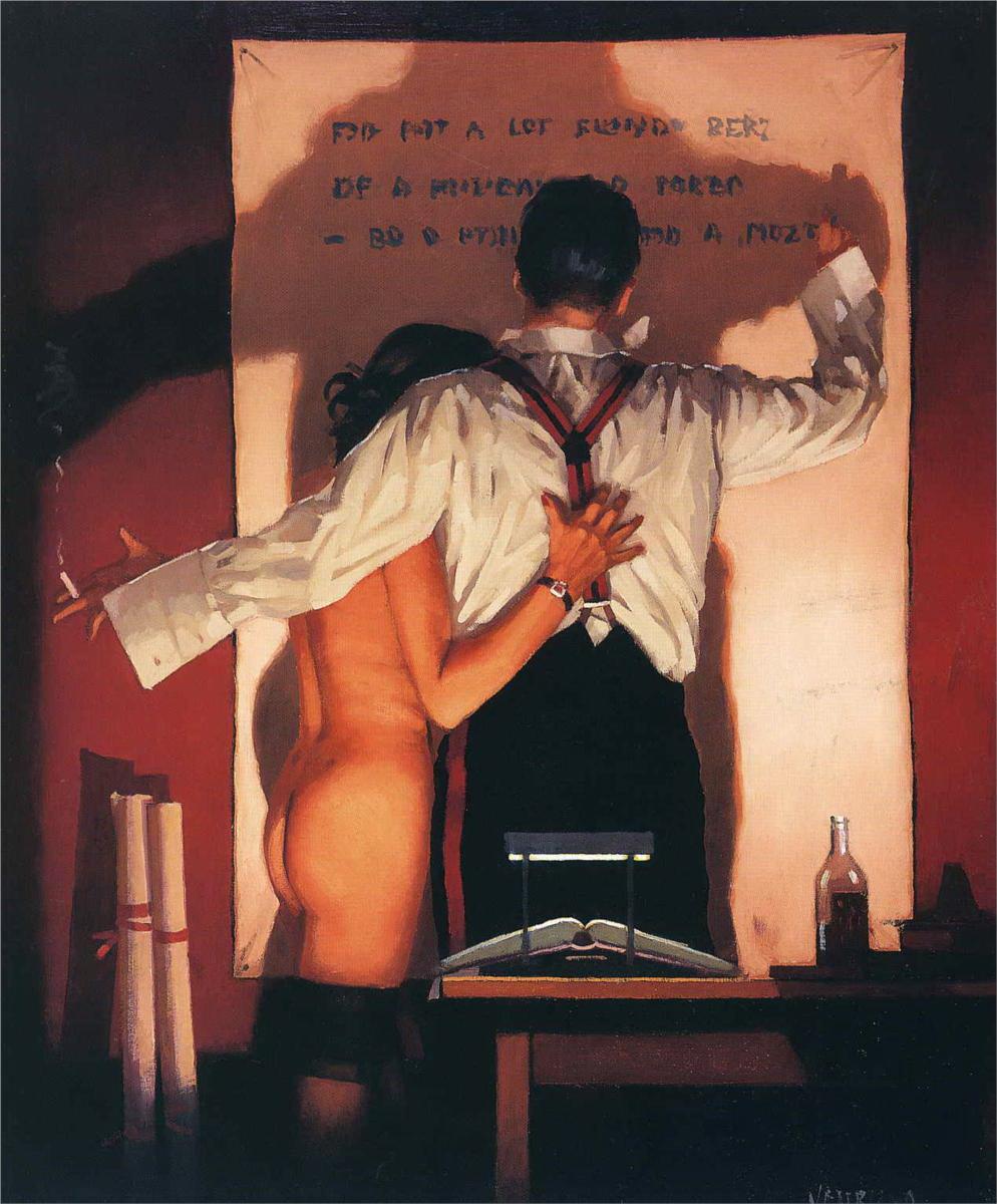 der große zeitgenössische Dichter Jack Vettriano Ölgemälde